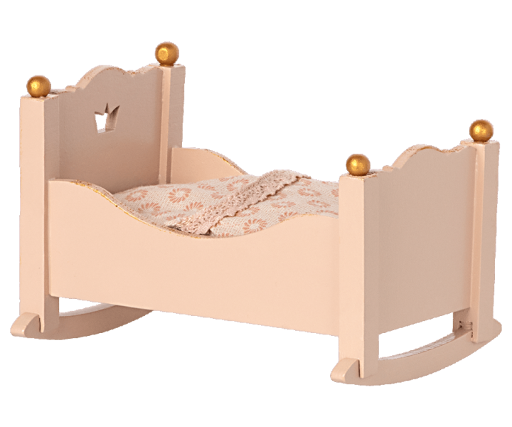 Gultiņa peļu mazulim rozā krāsā