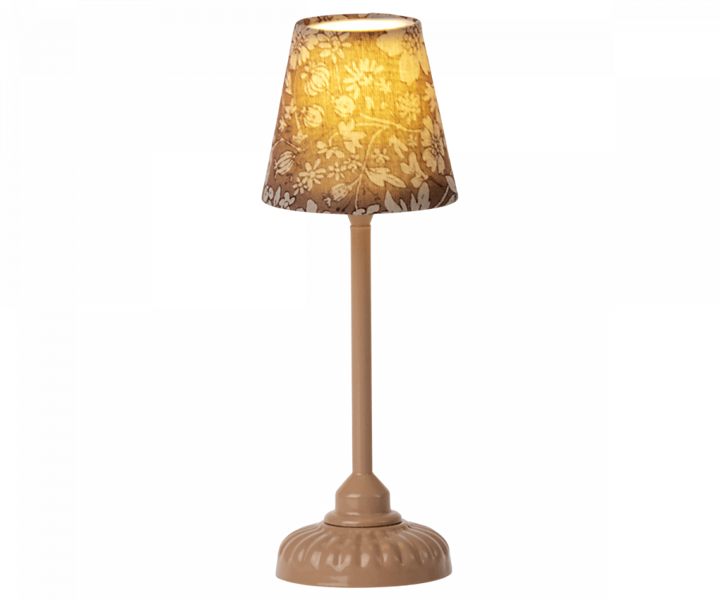 Vintage stāvlampa - pūderrozā